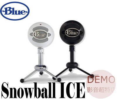 ㊑DEMO影音超特店㍿現貨美國Blue Snowball ICE 麥克風 YouTube / 動畫投稿 /PC聲音收錄