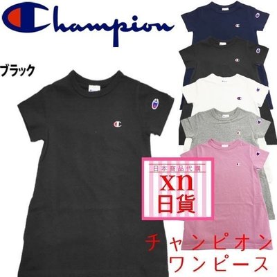 [xn日貨]現貨 新款 日本正品CHAMPION 洋裝 長版上衣 長版T恤  經典LOGO 好看 好搭 日版 連身裙