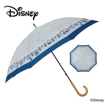迪士尼Disney《現貨》日本小川~阿拉丁 茉莉公主~雨晴兼用 抗UV 手開直傘 雨傘 長傘~日本正品~心心小舖