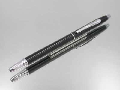 新品特賣CROSS高仕Classic Century世紀系列黑琺瑯白夾鋼珠筆