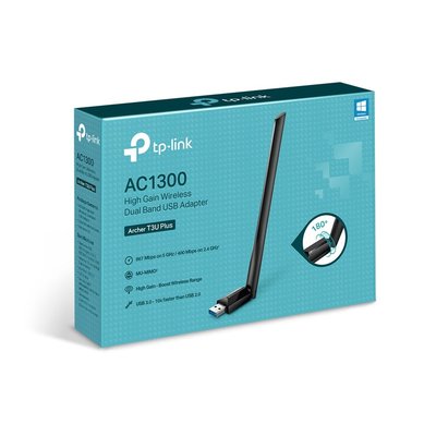含發票~TP-LINK Archer T3U PLUS AC1300 無線雙頻 USB網卡 無線網卡 高增益天線