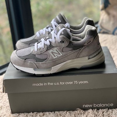 New Balance M992GR NB 992 元祖灰美製992GR D寬免運| Yahoo奇摩拍賣