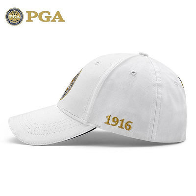 ~進店折扣優惠 高爾夫用品~美國PGA高爾夫帽子男戶外職業比賽防曬帽有頂帽吸汗透氣球帽