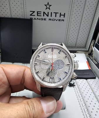 【現貨】Zenith 真力時 Chronomaster El Primero 計時 45MM 豪華鑽錶 自動機芯