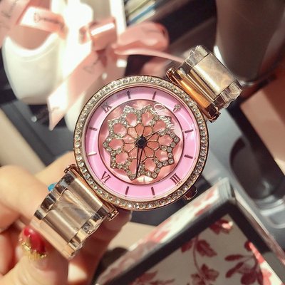 新款手錶女 百搭手錶女蒂米妮手錶女時尚潮流女錶鋼帶星空2022款時尚轉盤防水石英錶