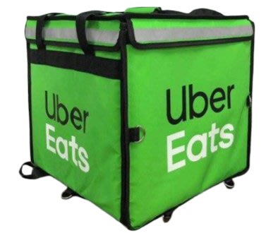 全新 未使用 2023 Uber Eats 經典保溫袋 保溫箱 大包 大箱 開通帳號用 綠色 新莊可面交