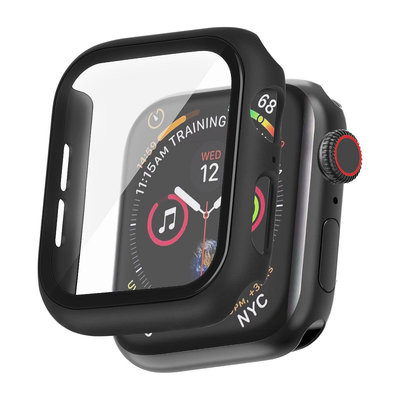 適用于蘋果手表Apple Watch保護套 iwtach保護殼噴油全包鋼化膜PC