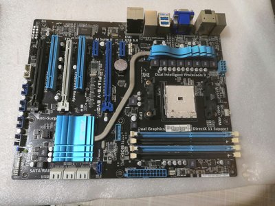 華碩F1A75-V EVO DDR3記憶體 FM1接口A75 全固態集成豪華大板