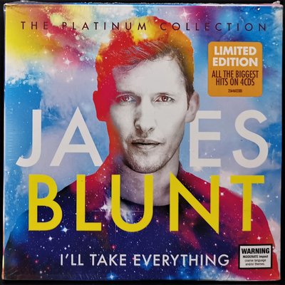 JAMES BLUNT 詹姆仕布朗特 / I`LL TAKE EVERYTHING 4CD 限量紙盒版【歐版全新未拆】