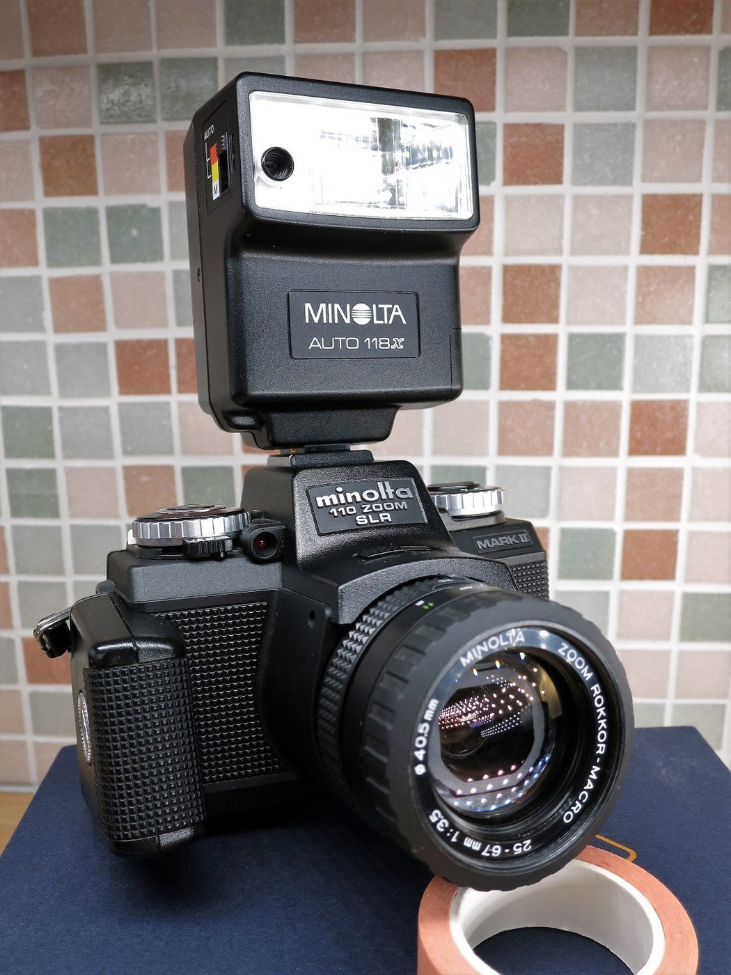 minolta 110 zoom SLR Mark II + AUTO 118X | Yahoo奇摩拍賣