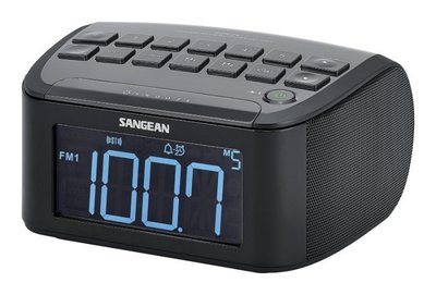 山進 SANGEAN RCR-24 二波段 數位式時鐘收音機.插電/電池兩用.立體聲.鬧鐘.計時器.