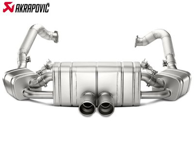 【樂駒】Akrapovic PORSCHE BOXSTER 981 鈦合金 排氣管 尾段 消音器 尾飾管  輕量化 改裝