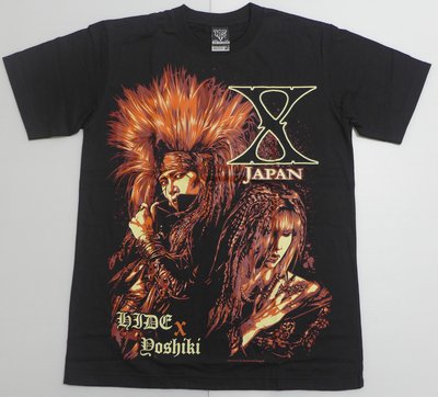 【Mr.17】 X JAPAN 日本 HIDE YOSHIKI 進口漫畫風搖滾金屬團T-SHIRT 短袖T恤(N213)