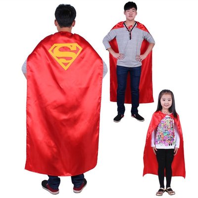 超人 披風 披肩 斗篷 紅色 動漫 周邊 COS COSPLAY DC 超人 SUPERMAN