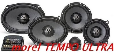 威宏專業汽車音響~音質~MOREL Tempo Ultra 6x9 同軸喇叭  分音器   自取 貨到付款 音質路線