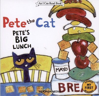 ＊小貝比的家＊ICR:PETE THE CAT PETES BIG LUNCH MY FIRST /單CD/3~6歲