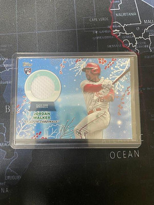 2023 Topps Holiday Jordan Walker Holiday Relics Jersey RC Rookie Card RC-JWA