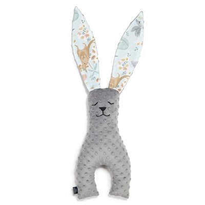 波蘭 La Millou Mr. bunny 安撫兔 23cm 灰色 新生兒禮 彌月禮 原裝麻布袋＊小容容＊