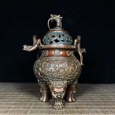 30%OFF SALE セール 古銅 蝦蟇仙人香炉 | metodoicm.com.br