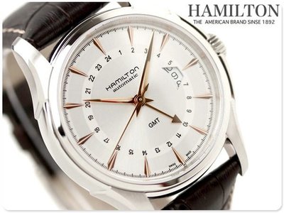 HAMILTON 漢米爾頓 手錶 Jazzmaster Traveler GMT 男錶 機械錶 瑞士 H32585557