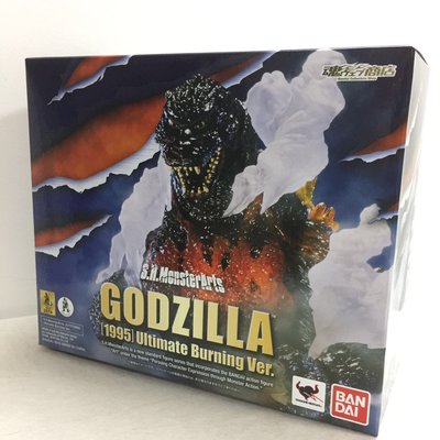 BOxx潮玩~萬代正版代購SHM魂限定紅蓮哥斯拉Godzilla怪獸1995年帶特效