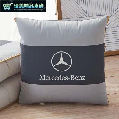 賓士 Benz 汽車抱枕被 兩用汽車空調被 腰枕 W203 W210 W211 W124 W202 AMG-優美精品車飾