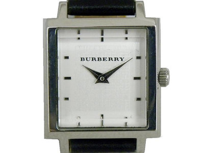 [專業] 石英錶 [BURBERRY 01407] 博柏利 時尚錶[銀白色面]時尚/軍/中性錶