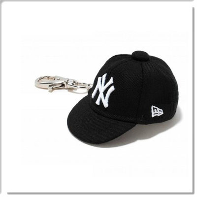 【ANGEL NEW ERA 】MLB NY 紐約 洋基 帽子 鑰匙圈  黑色 限量 可收藏 可掛包包 正版 棒球帽