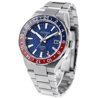 現貨 CITIZEN Series8 NB6030-59L 星辰錶 GMT 機械錶 41mm 藍色面盤 藍寶石鏡面 不鏽鋼錶帶 男錶女錶