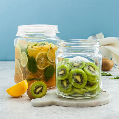 Glasslock韓國進口玻璃儲物罐糖果蜂蜜檸檬密封罐廚房家用食品罐