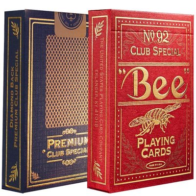 【熱賣下殺】小蜜蜂撲克牌 金蜜蜂Bee紙牌燙金收藏創意撲克