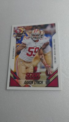 NFL美式足球明星AARON LYNCH漂亮一張~5元起標