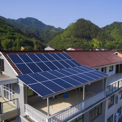 嗨購1-廣州太陽能發電系統全套光伏瓦屋頂并網玻璃陽光隔熱雨棚防水10kw