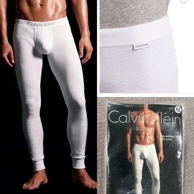 美國 Calvin Klein CK 衛生褲 束口 長款 保暖 只有一件 100% 純棉 sz:XL 超舒服