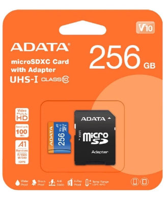 ADATA 威剛 Premier microSDXC UHS-I A1 256G記憶卡(附轉卡)