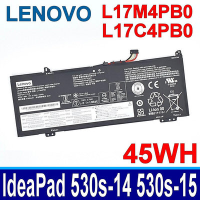 LENOVO L17M4PB0 L17C4PB0 45WH 原廠電池 IdeaPad 530s-14 530s-15 Flex6-14