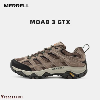 MERRELL邁樂男女MOAB3 GTX透氣防水耐磨防滑徒步登山鞋戶外鞋爬山