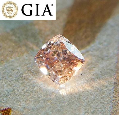 【台北周先生】天然Fancy粉紅色鑽石 0.21克拉 粉鑽 濃郁 Even分布 送GIA證書