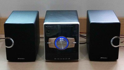 山水 SANSUI 藍芽 數位DVD DivX USB音響MS-655(主機無法讀取光碟片，當故障品出售，喇叭功能正常)