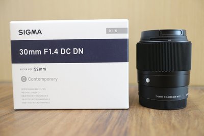 【日產旗艦】Sigma 30mm F1.4 DC DN [C] 恆伸公司貨 Sony Canon EF-M M43