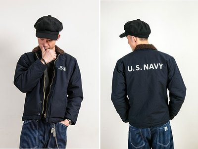 ∵ PRAY FOR FASHION ∴阿美咔嘰腔調Deck Jacket N-1復刻二戰海軍甲板服短款加厚外套夾克