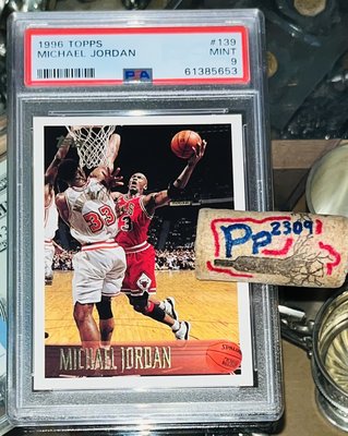 (790) 1996-97 PSA 9 TOPPS Michael Jordan #139