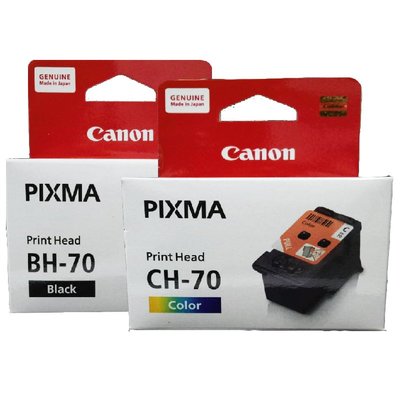 CANON BH70+CH70 原廠連專用噴頭 黑+彩 適用 G6070 G5070 G1020 G2020 G3020