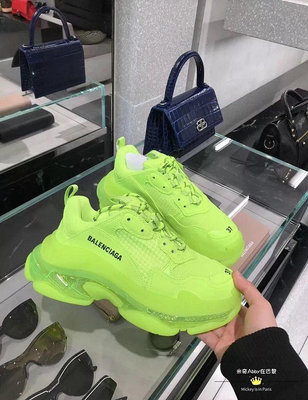 【聰哥運動館】Balenciaga/巴黎世家新款老爹鞋TripleS氣墊水晶底