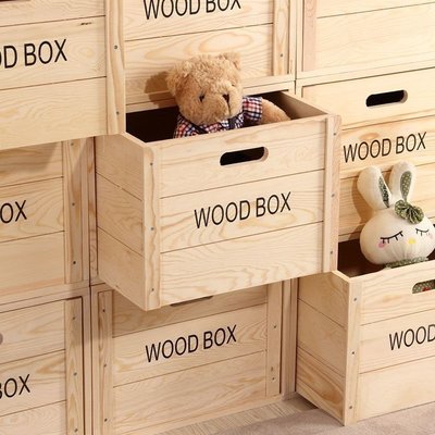 現貨熱銷-收納抽屜式儲物箱整理柜實木質臥室組合大號整理箱收納箱木箱子