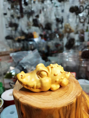 黃楊木雕刻可愛鱷魚文玩手把件車載桌面茶寵小擺件裝飾好看工藝品