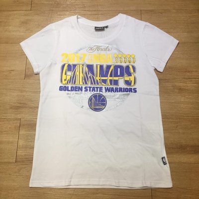 NBA 創信公司貨 2017 總冠軍勇士隊 紀念T恤 白色 現貨 男女尺寸 2XS-2XL
