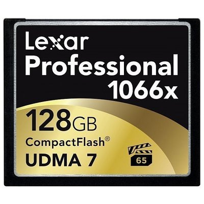 【雷克沙王】Lexar 128G 1066x CF記憶卡UDMA 7 VPG-65 版本