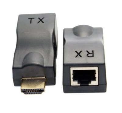 全新 網線HDMI延長器 4K訊號30米 HDMI轉接頭轉RJ45 1080P 免電源 網路線
