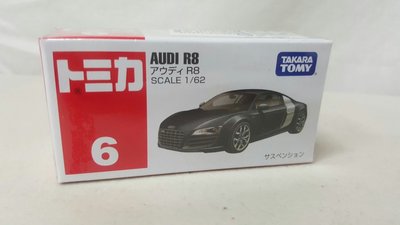 【美】TM小汽車 #006 AUDI R8 適用 收藏 贈品